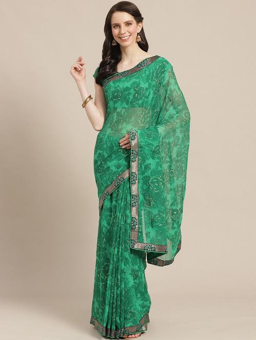 abstract printed saree - 17247548 - Very Small Image - 1