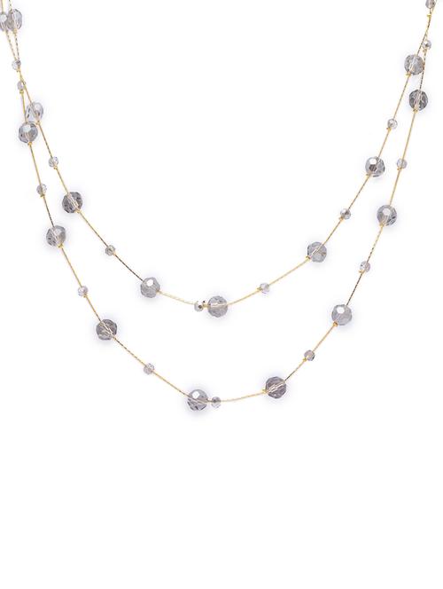 gold metal statement necklace - 17248978 - Very Small Image - 1