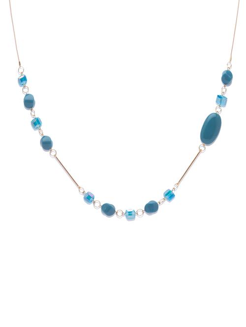 gold metal statement necklace - 17248982 - Very Small Image - 1