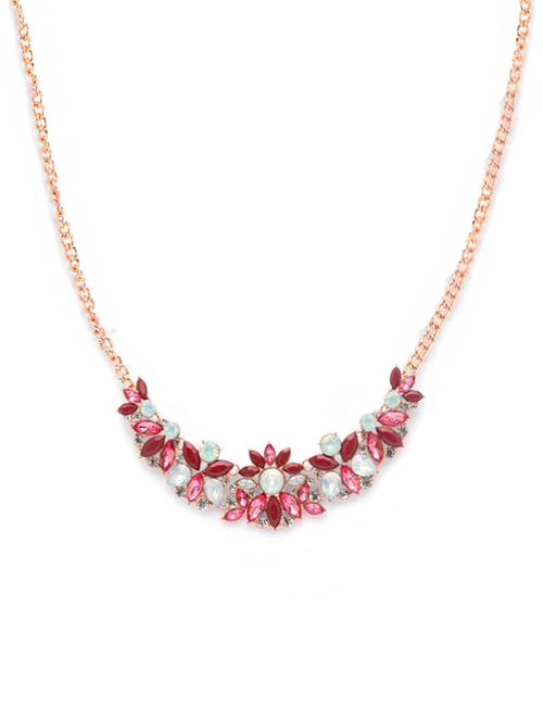pink metal statement necklace - 17248988 - Very Small Image - 1