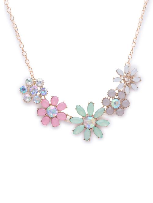 multi colored metal short necklace - 17249001 - Very Small Image - 1