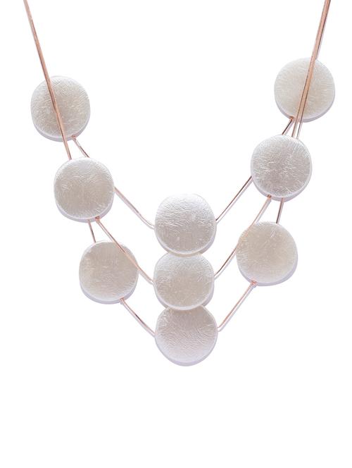 pink metal statement necklace - 17249013 - Very Small Image - 1
