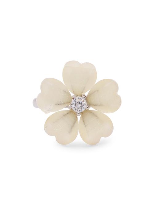 silver metal finger ring - 17249018 - Very Small Image - 1