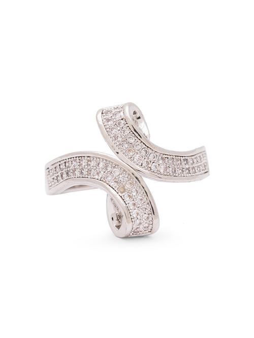 silver metal finger ring - 17249020 - Very Small Image - 1