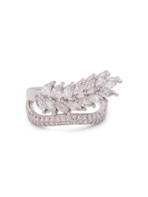 silver metal finger ring - 17249021 - Very Small Image - 1