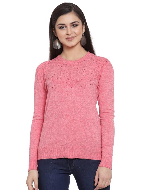 embellished woolen pullover - 17256367 - Very Small Image - 1
