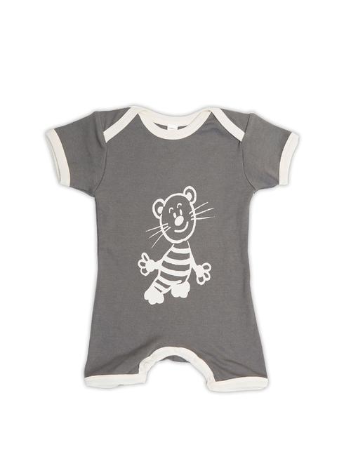 grey cotton rompers onesies and romper - 17256607 - Very Small Image - 1