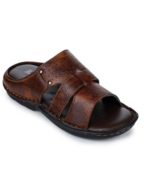 tan slip on sandals - 17257144 - Very Small Image - 1