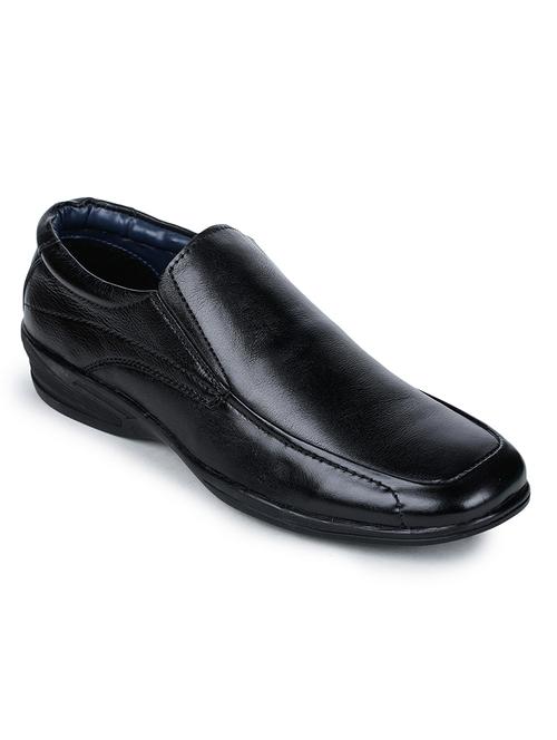 black leather slip on ons - 17257544 - Very Small Image - 1
