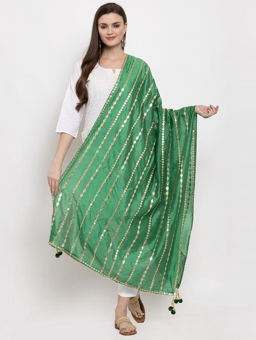 gota work dupatta - 17258031 - Very Small Image - 1
