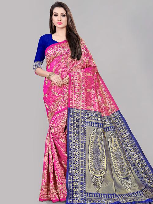 self design jacquard work banarasi saree - 17258195 - Very Small Image - 1