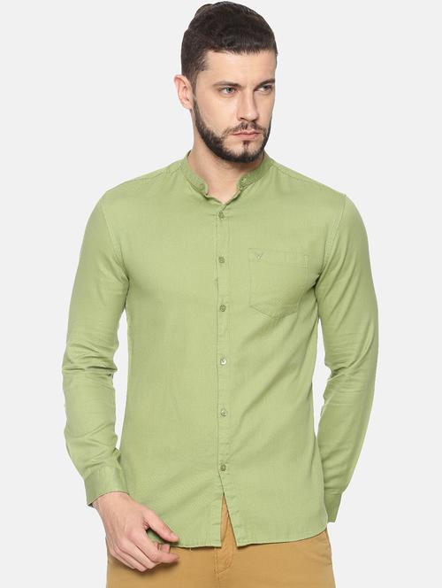 mens solid casual shirt - 17258376 - Very Small Image - 1