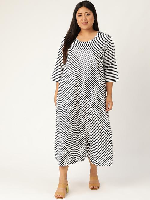 striped maxi dress - 17258451 - Very Small Image - 1
