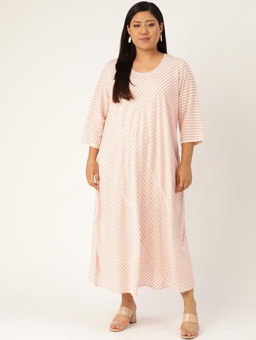 striped maxi dress - 17258452 - Very Small Image - 1