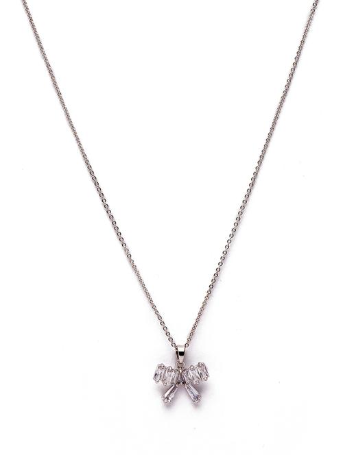 silver metal chain necklace - 17260941 - Very Small Image - 1
