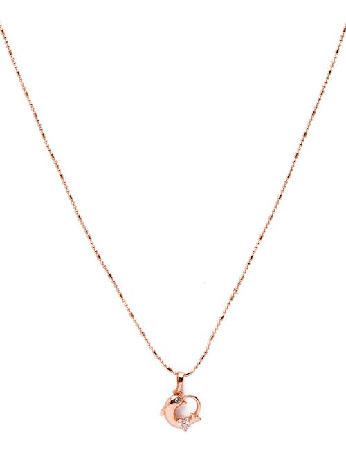 pink metal chain necklace - 17260946 - Very Small Image - 1