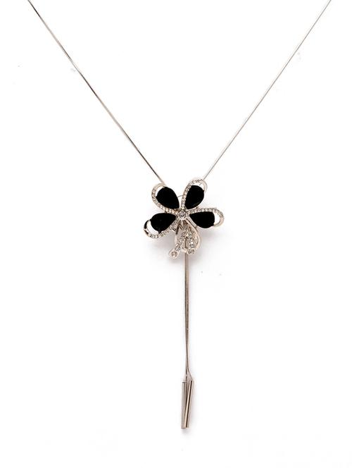 silver metal statement necklace - 17260957 - Very Small Image - 1