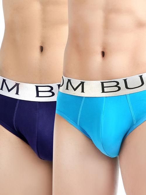 multi colored solid hipster briefs combo - 17262302 - Very Small Image - 1