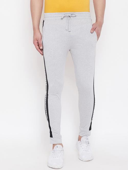 grey side taped joggers - 17262400 - Very Small Image - 1