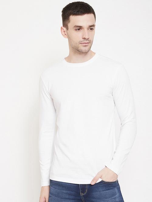 white solid t-shirt - 17262414 - Very Small Image - 1