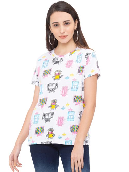 round neck quirky tee - 17264147 - Very Small Image - 1