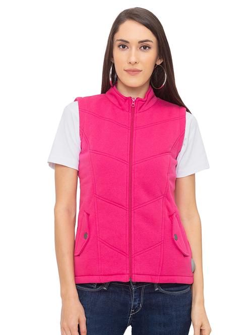 pink cotton jacket - 17264323 - Very Small Image - 1