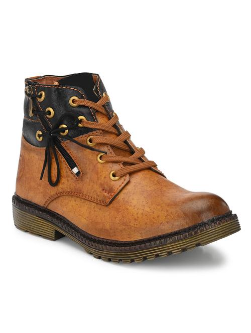 tan synthetic high ankle boots - 17264484 - Very Small Image - 1