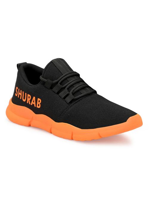 orange mesh sport shoes - 17264506 - Very Small Image - 1