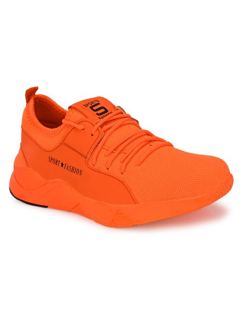 orange mesh sport shoes - 17264509 - Very Small Image - 1
