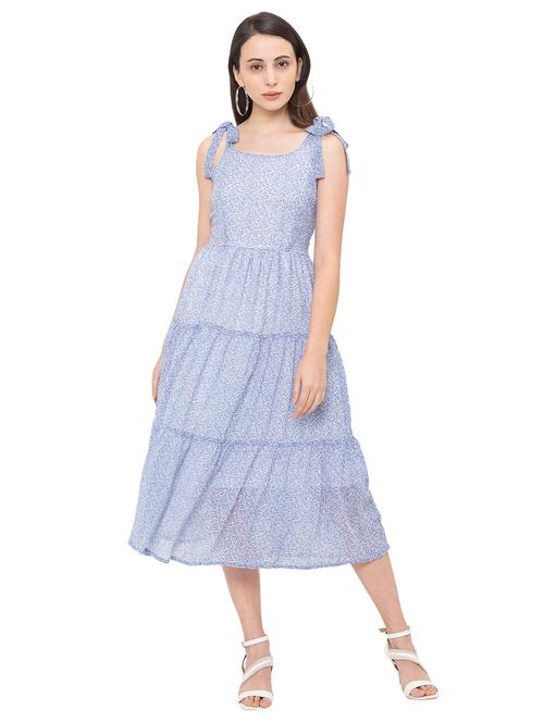 ditsy floral tiered dress - 17264603 - Very Small Image - 1