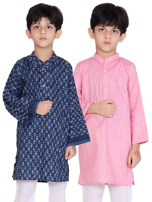 set of 2 cotton kurta set - 17264962 - Very Small Image - 1