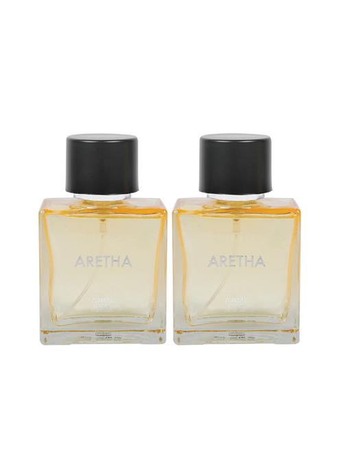 ajmal aretha edp pack of 2 each 100ml (total 200ml) for women + 4 parfum testers - 17265738 - Very Small Image - 1