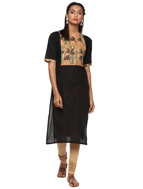 printed straight kurta - 17265908 - Very Small Image - 1