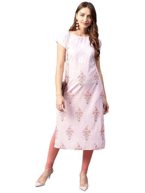 digital print straight kurta - 17265938 - Very Small Image - 1