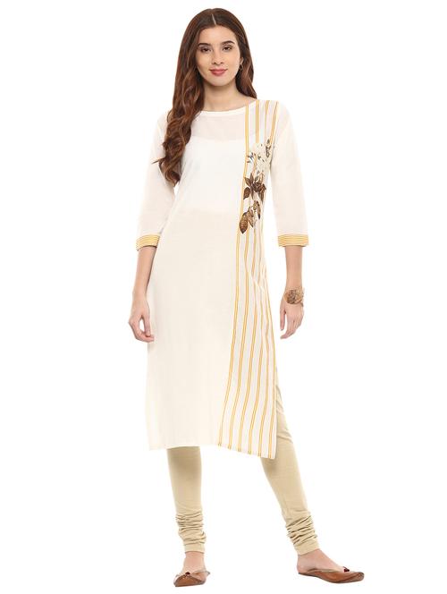 digital print straight kurta - 17265975 - Very Small Image - 1