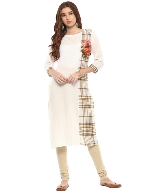 digital print straight kurta - 17265991 - Very Small Image - 1