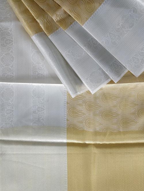 pastel handloom saree with blouse - 17267737 - Very Small Image - 1