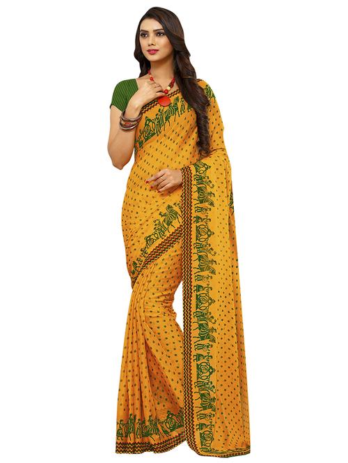 conversational printed saree - 17267801 - Very Small Image - 1