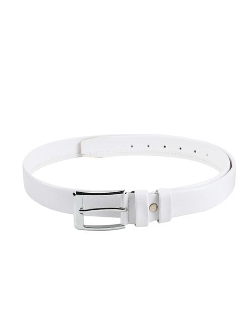 white leatherette belt - 17268760 - Very Small Image - 1