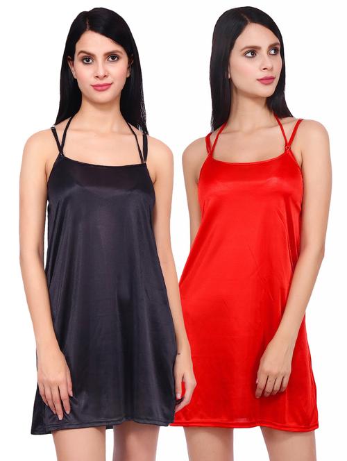 set of 2 solid babydoll - 17269750 - Very Small Image - 1