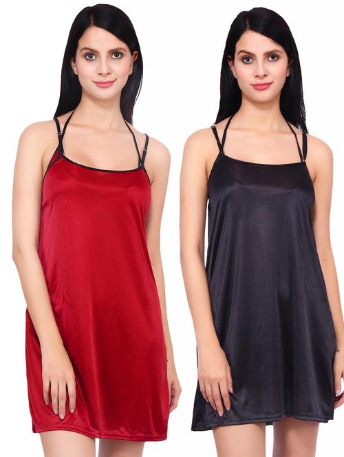 set of 2 solid babydoll - 17269755 - Very Small Image - 1