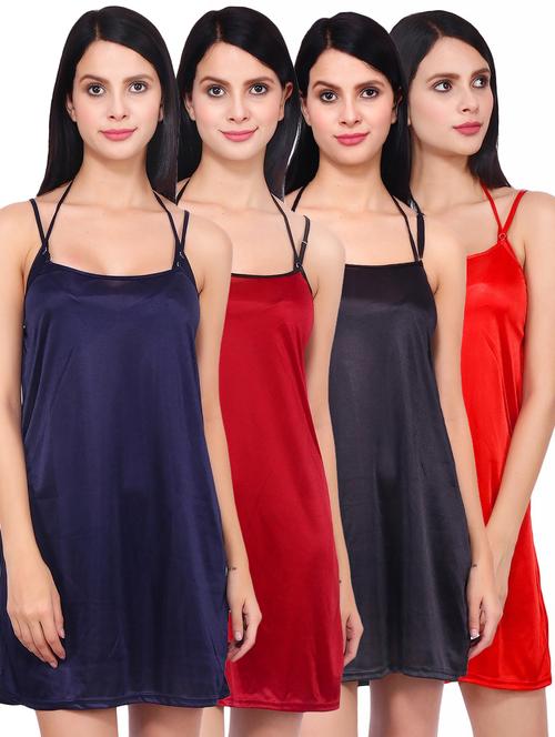 set of 4 solid babydoll - 17269768 - Very Small Image - 1