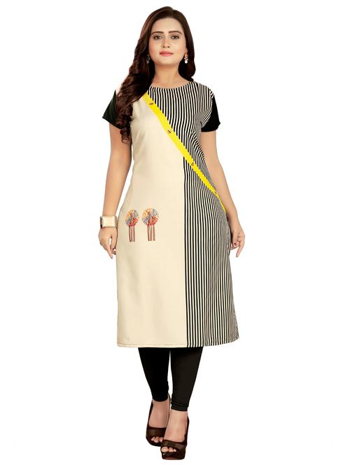 striped straight kurta - 17271200 - Very Small Image - 1