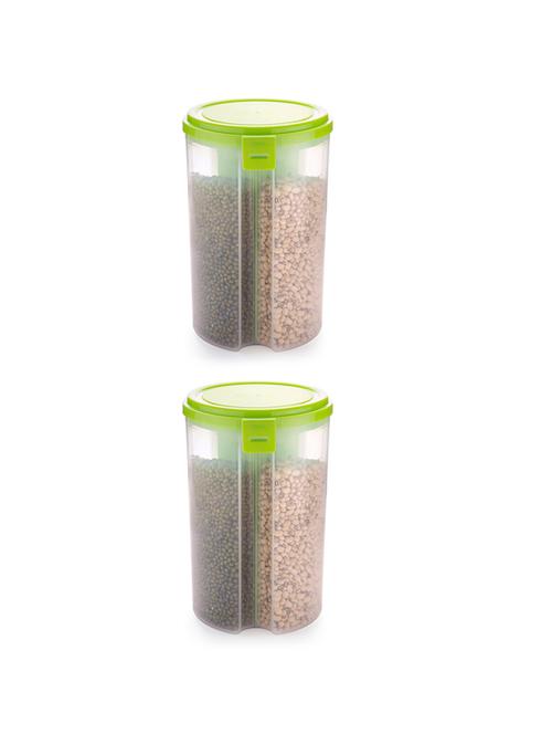 3 in 1 transparent kitchen airtight container pack of 2 - 17271341 - Very Small Image - 1