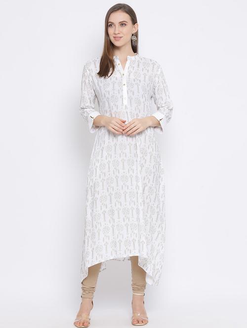 women's asymmetric kurta - 17271792 - Very Small Image - 1
