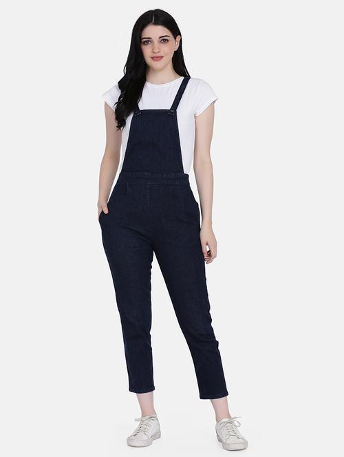 dark blue denim dungaree - 17272453 - Very Small Image - 1