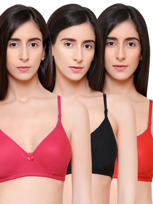 set of 3 detachable strap t-shirt bra - 17273836 - Very Small Image - 1