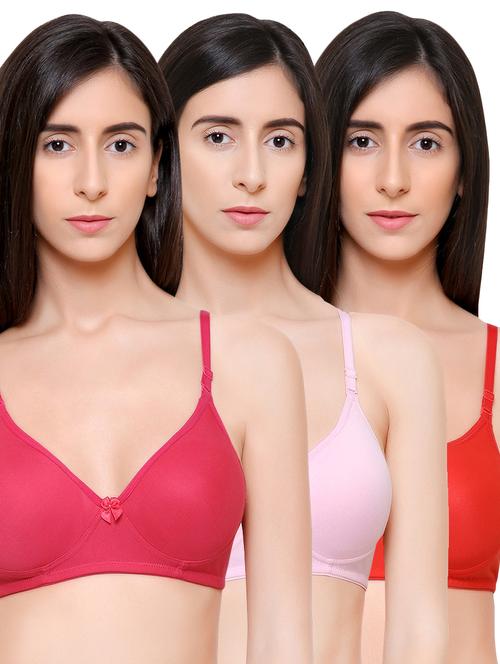 set of 3 detachable strap t-shirt bra - 17273845 - Very Small Image - 1