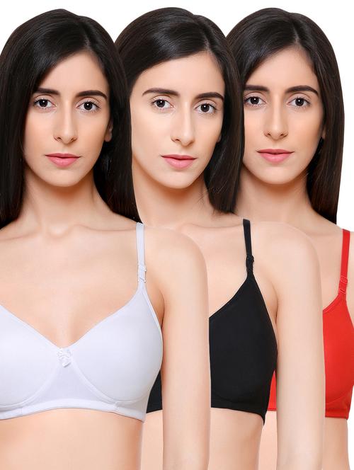 set of 3 detachable strap t-shirt bra - 17273849 - Very Small Image - 1