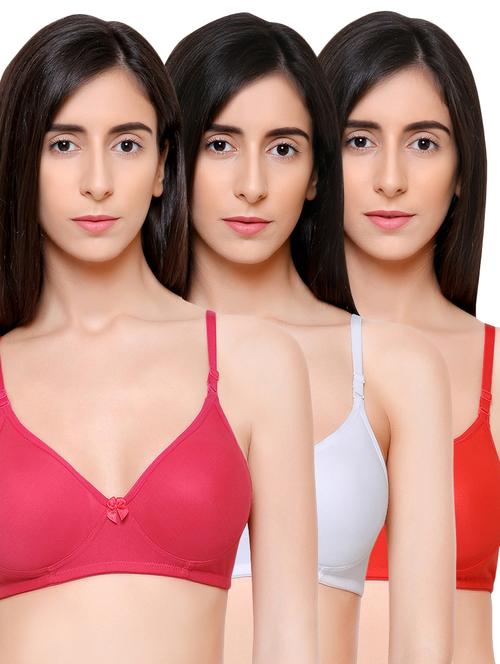 set of 3 detachable strap t-shirt bra - 17273851 - Very Small Image - 1